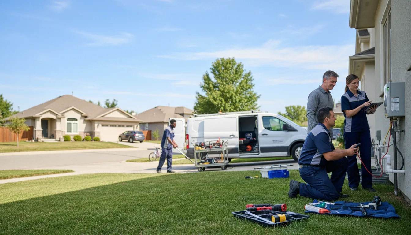 Tankless water heater service in Madison, KS